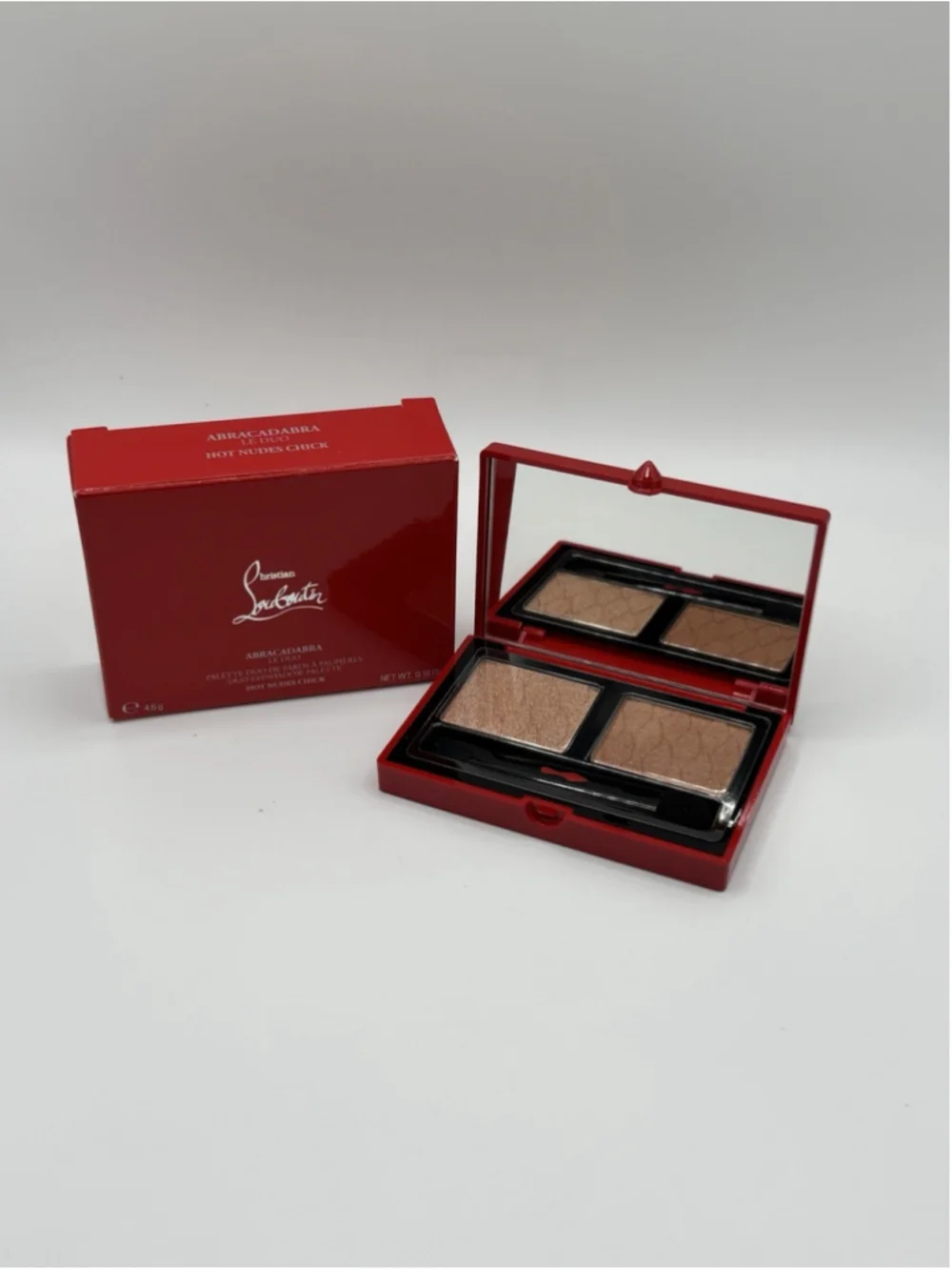 Louboutin Eyeshadow Abracadabra Hot Nudes Chick Duo Palette - .016 oz